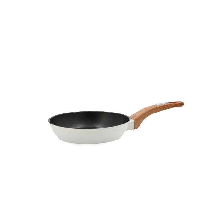 Quid Poêle Cocco en Aluminium Forgé Blanc 18 cm, Antiadhésif, Compatible Induction, Vitro, Gaz, Électrique