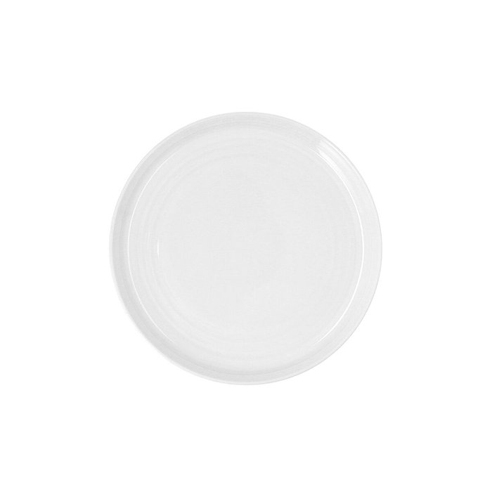 Ariane Plat Artisan en Porcelaine Renforcée Blanche 27 cm (6 Unités) - Finition Brillo, Extra Résistant