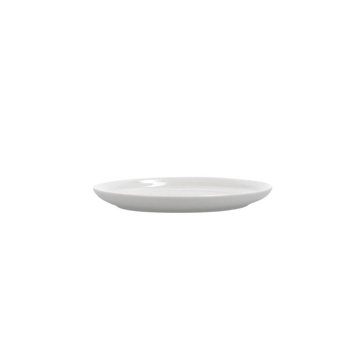 Ariane Artisan Assiette en Porcelaine Renforcée Blanche 21 cm (12 Unités)