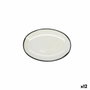 Ariane Vital Filo Bandeja Oval Porcelana Reforzada 26 cm Blanca (12 Unidades) - Extra Resistente Apto Microondas
