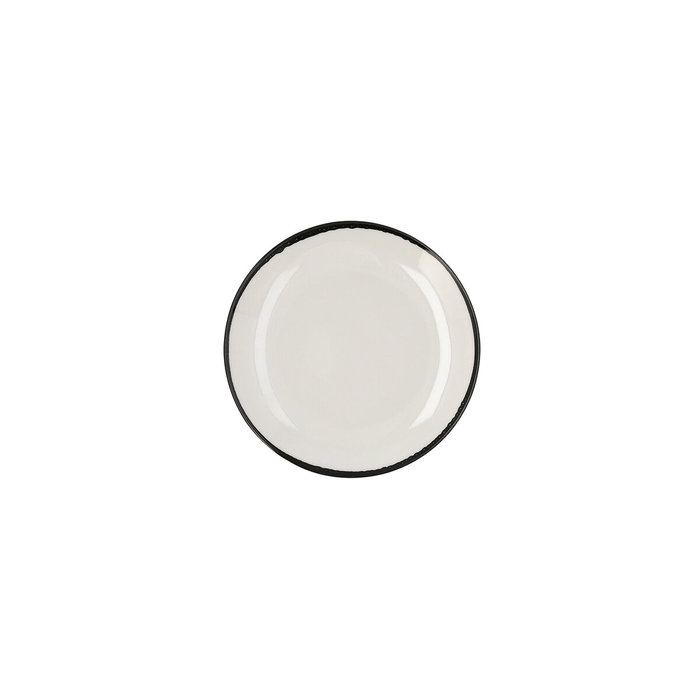 Ariane Plato Porcelana Reforzada Vital Filo 18 cm (12 Unidades) Blanco Cerámica Extra Resistente Antidesportillamiento