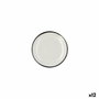Ariane Plato Porcelana Reforzada Vital Filo 18 cm (12 Unidades) Blanco Cerámica Extra Resistente Antidesportillamiento