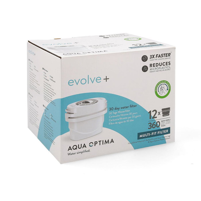 Aqua Optima Filtre Evolve+ EPS217 Boîte de 12 Aqua Optima Filtre Evolve+ EPS217 Boîte de 12