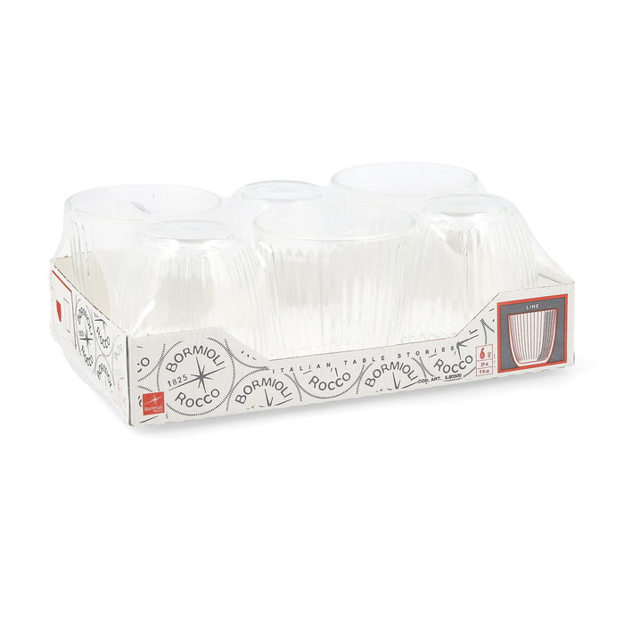 Bormioli Rocco Set 6 Verres Bas Line 29 cL en Verre