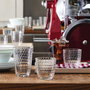 Bormioli Rocco Set de 6 Verres Bas Slot 29 cL en Verre Transparent avec Relief