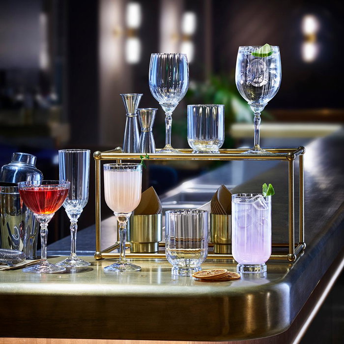 Bormioli Rocco Set de 6 Verres Bas Florian 30 cL en Verre Transparent