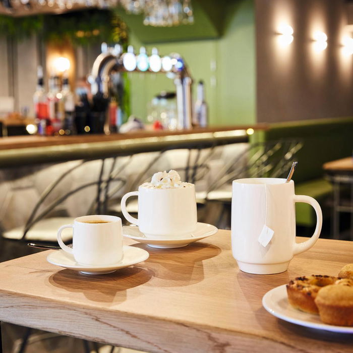 Arcoroc Set 6 Mugs Intensity Baril 29 cL en Verre Trempé Beige