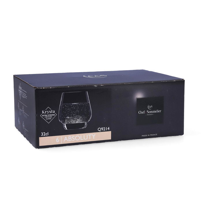 Set de Verres Chef & Sommelier Absoluty Transparent verre 320 ml 6 Unités Set de Verres Chef & Sommelier Absoluty Transparent verre 320 ml 6 Unités