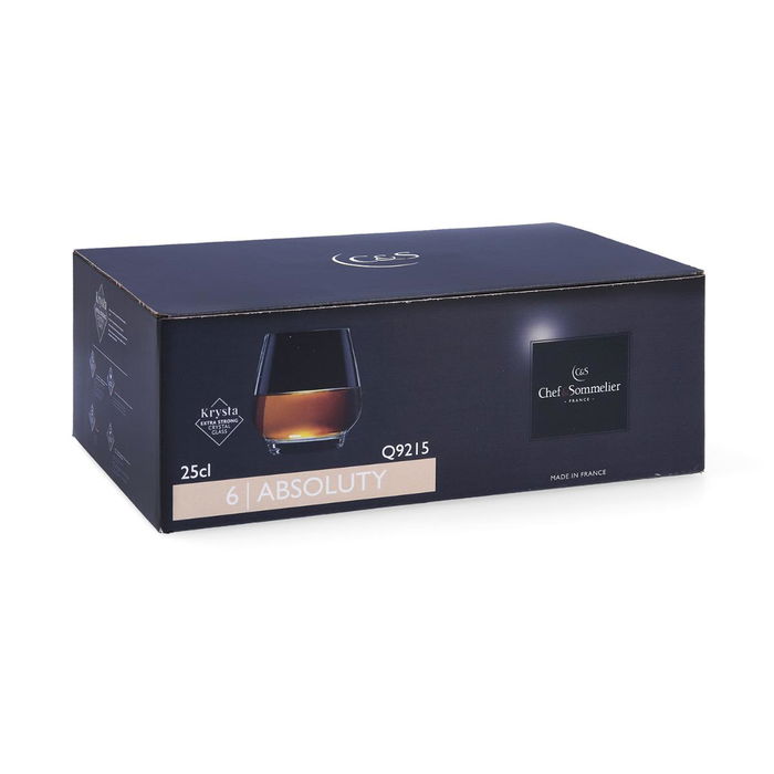 Set de Verres Chef & Sommelier Absoluty verre 250 ml 6 Unités
