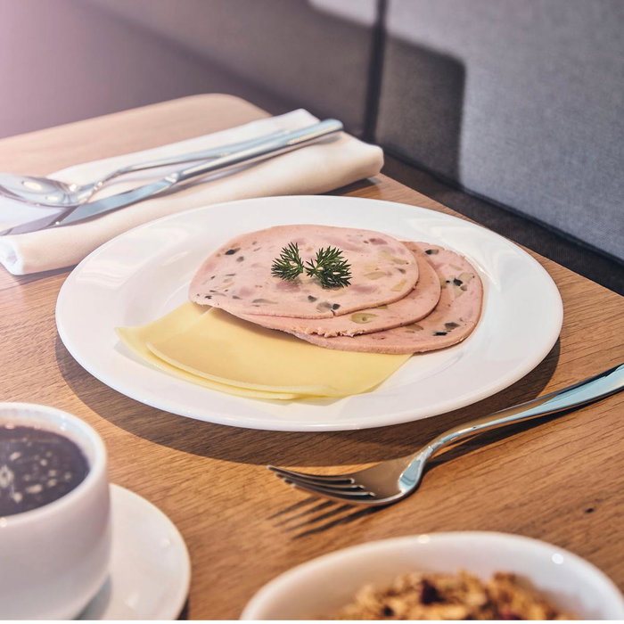 Set 6 Platos Llanos Opal Intensity White Arcoroc 24 cm