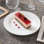 Arcoroc Assiettes à Dessert Set 6 Pièces Intensity White Opal Verre Blanc 20,5 cm