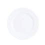 Arcoroc Set de 6 Plats Llanos Intensity White Blanc 27,5 cm en Verre Trempé Extra Résistant