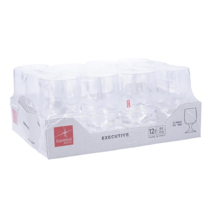 Set 12 Copas Vino Vidrio Executive Bormioli Rocco 20 cL