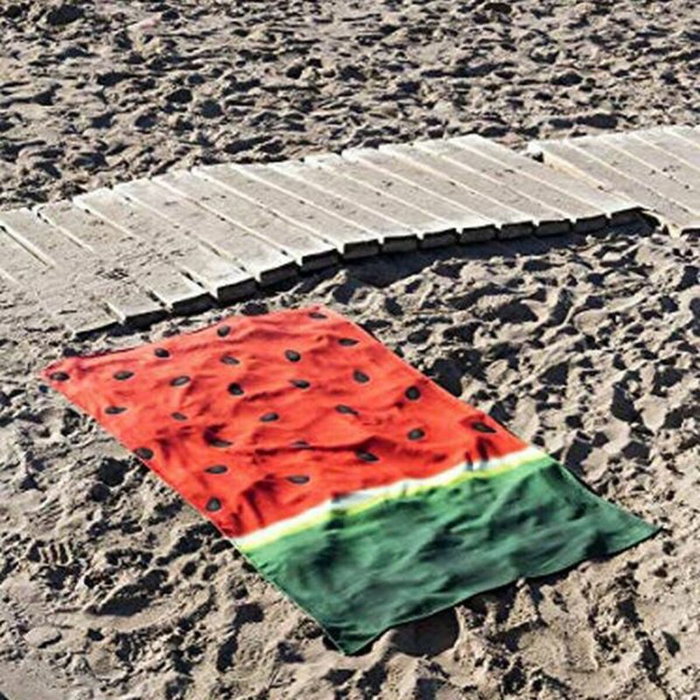 Serviette Icehome Watermelon 100 % coton 90 x 170 cm Serviette Icehome Watermelon 100 % coton 90 x 170 cm