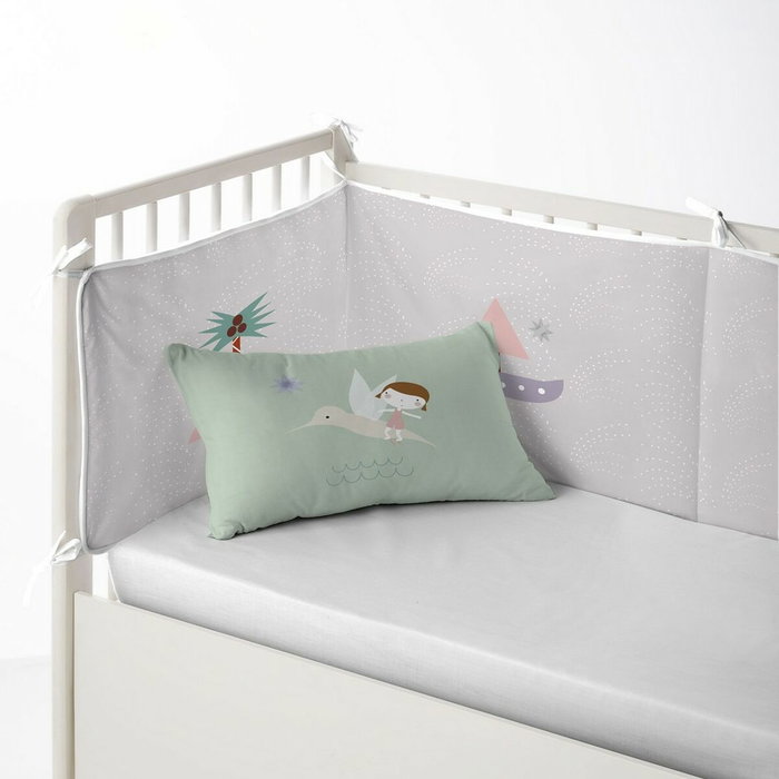 Protection du berceau Haciendo el Indio Surf 60 x 60 x 60 + 40 cm Protection du berceau Haciendo el Indio Surf 60 x 60 x 60 + 40 cm