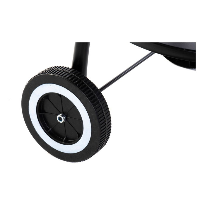 Roues de barbecue au charbon de bois DKD Home Decor Noir Métal Plastique 59 x 49,5 x 82 cm