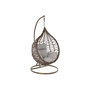 Fauteuil de jardin suspendu DKD Home Decor Marron Gris Multicouleur Brun foncé Aluminium rotin synthétique 100 x 78 x 120 cm 100
