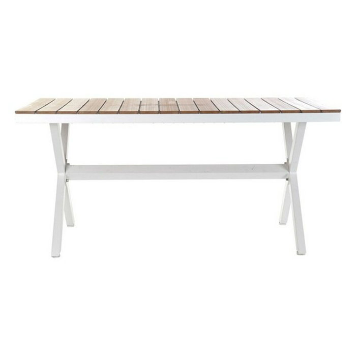 Table de Salle à Manger DKD Home Decor Résine Aluminium 160 x 90 x 75 cm