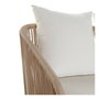 Ensemble Canapé + Table DKD Home Decor MB-179038 Jardin Beige Métal Aluminium Corde 151,5 x 72 x 70 cm (4 pcs)