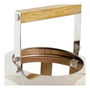 Lanterne DKD Home Decor Argent Bois Métal (22 x 22 x 32 cm)