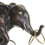 Figurine Décorative DKD Home Decor Noir Doré Eléphant Moderne 31 x 13 x 41 cm