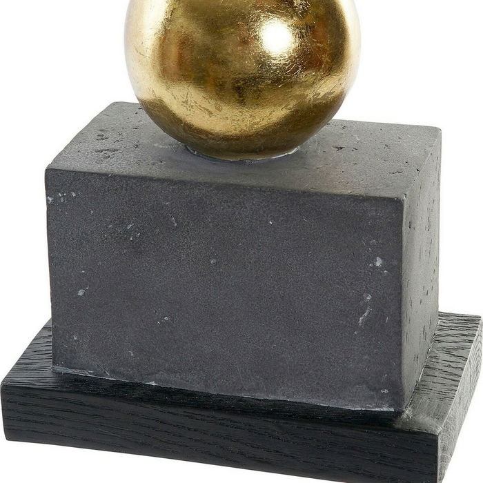 Figurine Décorative DKD Home Decor Noir Doré Eléphant Moderne 31 x 13 x 41 cm