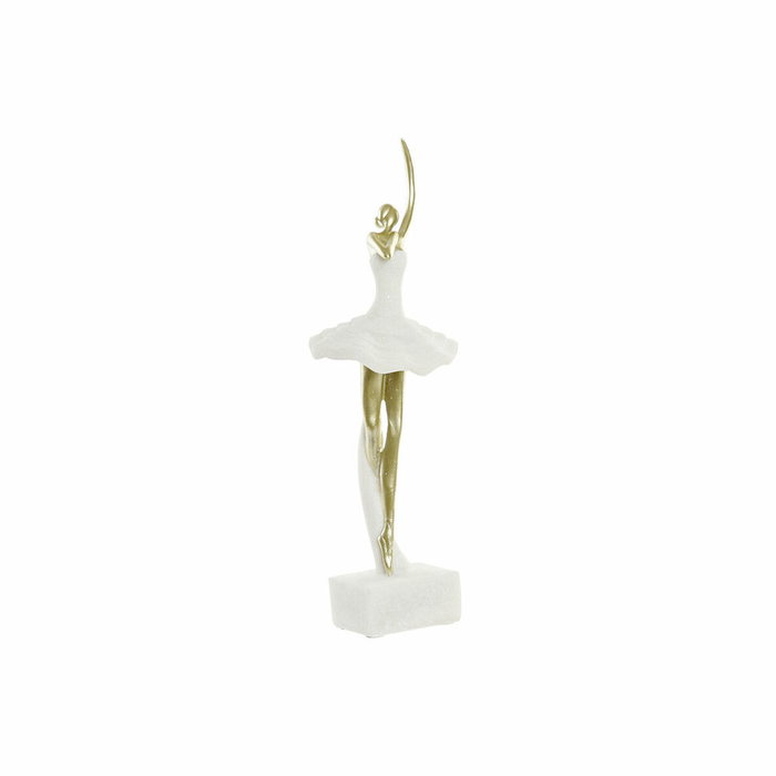 Figurine Décorative DKD Home Decor Blanc Doré Romantique Danseuse Classique 13,5 x 12,5 x 40 cm Figurine Décorative DKD Home Decor Blanc Doré Romantique Danseuse Classique 13,5 x 12,5 x 40 cm