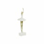 Figurine Décorative DKD Home Decor Blanc Doré Romantique Danseuse Classique 13,5 x 12,5 x 40 cm