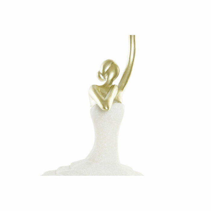 Figurine Décorative DKD Home Decor Blanc Doré Romantique Danseuse Classique 13,5 x 12,5 x 40 cm Figurine Décorative DKD Home Decor Blanc Doré Romantique Danseuse Classique 13,5 x 12,5 x 40 cm