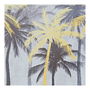 Boîte Décorative DKD Home Decor Noir Doré Bois MDF Palmiers Tropical Compteur (2 Unités)