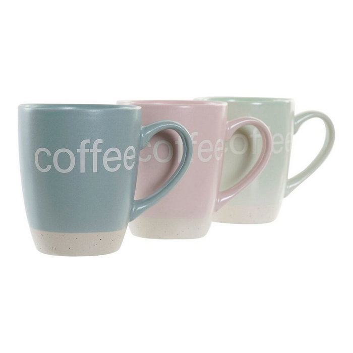 Tasse mug DKD Home Decor Multicouleur Bleu Rose Bois d'hévéa Vert Grès 160 ml (3 Unités) (7 pcs) Tasse mug DKD Home Decor Multicouleur Bleu Rose Bois d'hévéa Vert Grès 160 ml (3 Unités) (7 pcs)