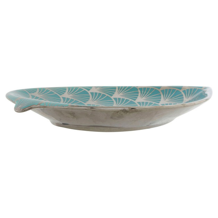 Centre de Table DKD Home Decor Turquoise Porcelaine 27,5 x 16 x 3 cm Centre de Table DKD Home Decor Turquoise Porcelaine 27,5 x 16 x 3 cm