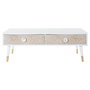 Meubles de télévision DKD Home Decor Blanc Sapin Marron Clair (120 x 65 x 42 cm)