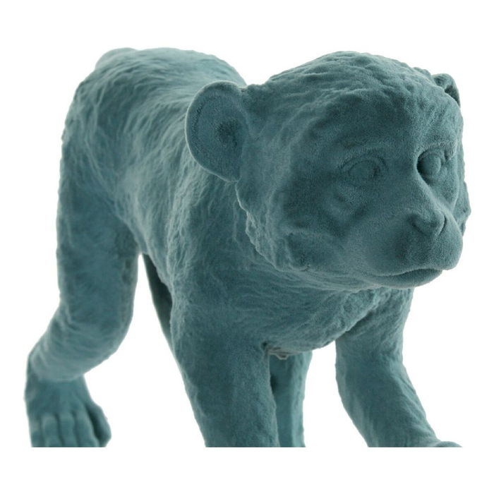 Figurine Décorative DKD Home Decor Vert Rose Singe Tropical 31 x 9,5 x 19 cm (2 Unités)