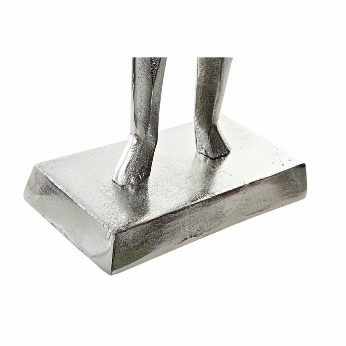 DKD Home Decor Figurine Décorative Argentée (Lot de 2)