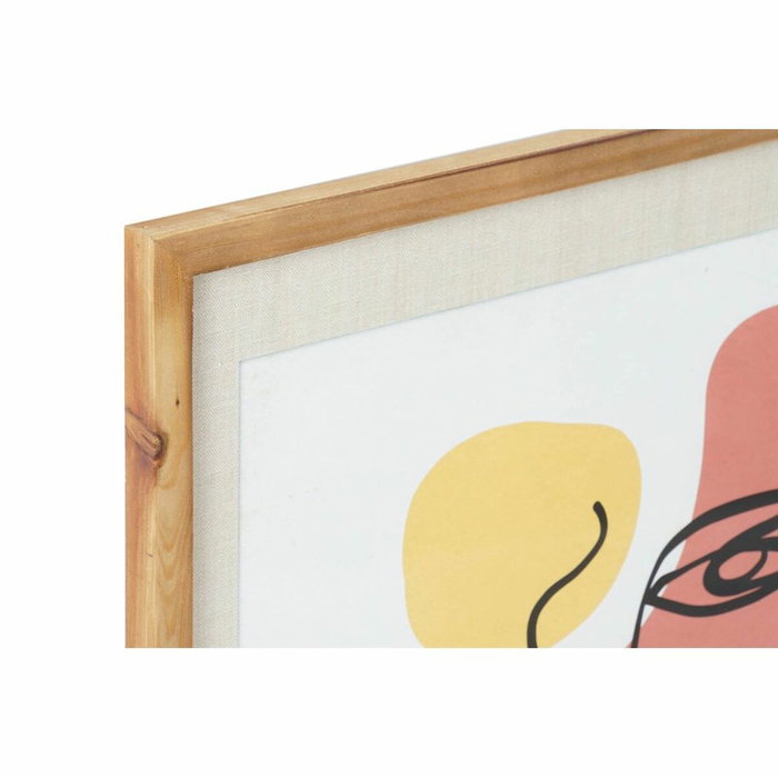 DKD Home Decor Cadre Verre Bois MDF 55 x 2 x 70 cm, 2 Unités