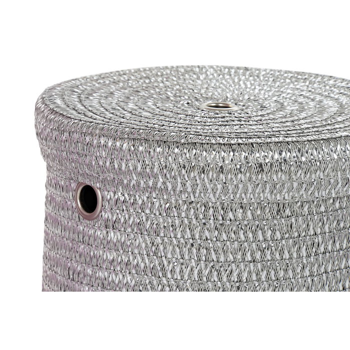 Panier Multi-usages DKD Home Decor Gris Rose polypropylène 42 x 42 x 52,5 cm 4 Kg