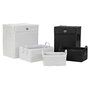 Panier Multi-usages DKD Home Decor Blanc Noir polypropylène 45 x 34 x 49 cm 4 Kg