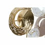 DKD Home Decor Figurine Décorative Abstrait Bleu Doré Marron Moderne (2 Unités)