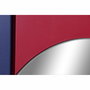 DKD Home Decor Miroir mural Moderne Bleu Blanc Rouge Turquoise (2 Unités)