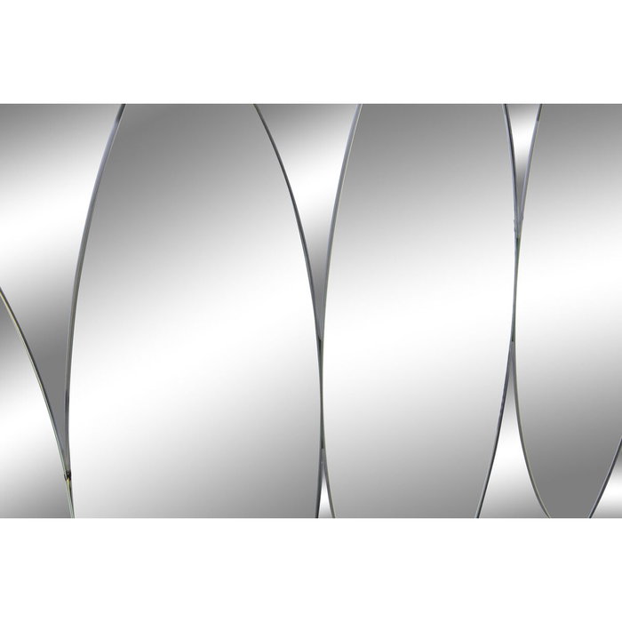 Miroir mural DKD Home Decor Noir Moderne Cercles 120 x 2 x 80 cm