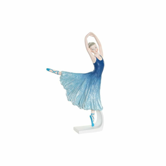 DKD Home Decor Figurine Décorative Danseuse Classique Bleu Romantique DKD Home Decor Figurine Décorative Danseuse Classique Bleu Romantique