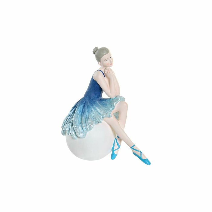 DKD Home Decor Figurine Décorative Danseuse Classique Bleu DKD Home Decor Figurine Décorative Danseuse Classique Bleu