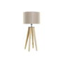 Lampe de bureau DKD Home Decor Beige Bois Marron 220 V 50 W 30 x 30 x 69 cm