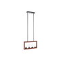 Suspension DKD Home Decor Marron Aluminium Verre (52 x 6 x 26 cm)