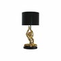 Lampe de bureau DKD Home Decor Noir Doré Polyester Résine Singe (25 x 25 x 48 cm)