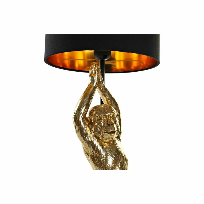 Lampe de bureau DKD Home Decor Noir Doré Polyester Résine Singe (25 x 25 x 48 cm) Lampe de bureau DKD Home Decor Noir Doré Polyester Résine Singe (25 x 25 x 48 cm)