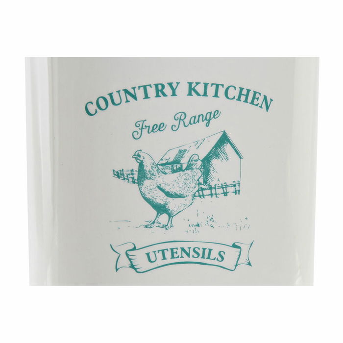 Pot pour ustensiles de cuisine DKD Home Decor Dolomite 12,5 x 12,5 x 17,5 cm