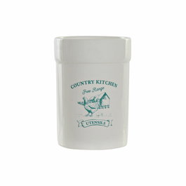 Pot pour ustensiles de cuisine DKD Home Decor Dolomite 12,5 x 12,5 x 17,5 cm