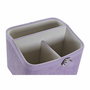 Organiseur DKD Home Decor Lila Romantique 19 x 16 x 14 cm Polyuréthane Plaque Tournante